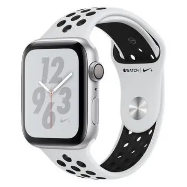 Apple Watch(アップルウォッチ)の美品98%バッテリーAppleWatch4 Nike+セルラー+GPS シルバー メンズの時計(腕時計(デジタル))の商品写真