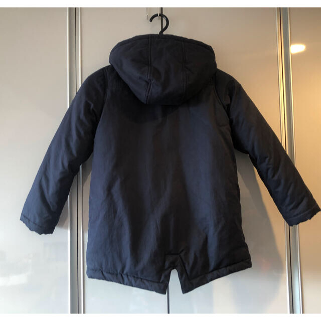 PETIT BATEAU(プチバトー)のプチバトー　キッズ　コート　フリース　ネイビー　128 8ans キッズ/ベビー/マタニティのキッズ服男の子用(90cm~)(コート)の商品写真