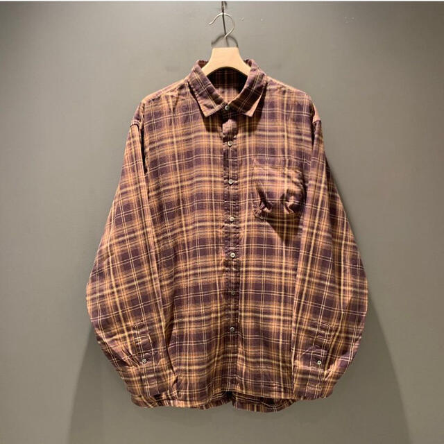 SSZ BALLOON SHIRTS BROWN Mサイズ 21AW