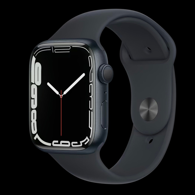 Apple Watch(アップルウォッチ)のApple Watch 7 ミッドナイト　45㎜ メンズの時計(腕時計(デジタル))の商品写真