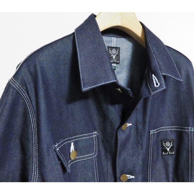 S2W8(エスツーダブルエイト)の新品 South2 West8 デニム カバーオール XS インディゴ  メンズのジャケット/アウター(カバーオール)の商品写真