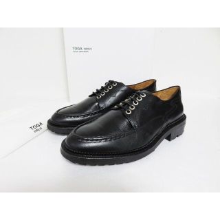 トーガ(TOGA)の新品 TOGA VIRILIS Leather cutwork shoes 41(ドレス/ビジネス)