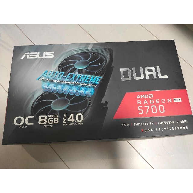 【12月スーパーSALE 15%OFF】 ASUS DUAL-RX5700-O8G-EVO ASUS - PCパーツ