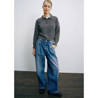 ザラ(ZARA)のZARA ニットポロセーター(ニット/セーター)