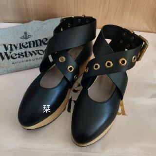 ヴィヴィアンウエストウッド(Vivienne Westwood)の新品 ヴィヴィアンウエストウッド バックルバレリーナ(ハイヒール/パンプス)