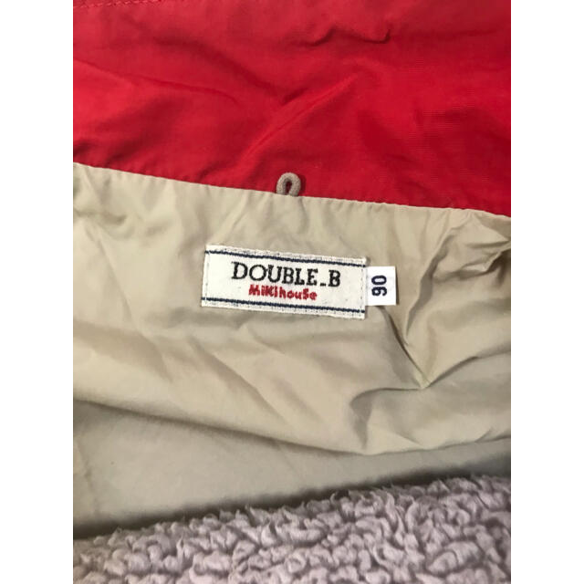 DOUBLE.B(ダブルビー)のダブルビー  3way アウター　ミキハウスダブルビー  子供服 キッズ/ベビー/マタニティのキッズ服女の子用(90cm~)(ジャケット/上着)の商品写真