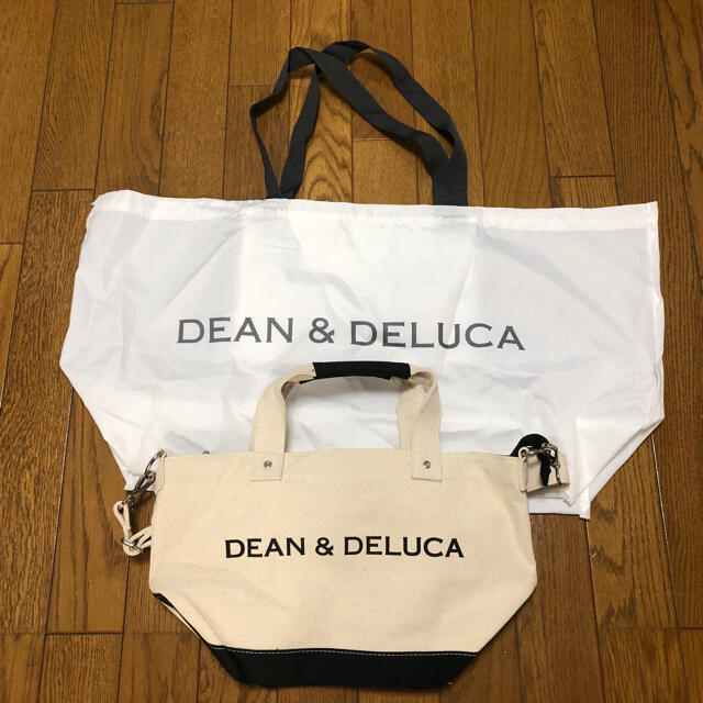 DEAN & DELUCA(ディーンアンドデルーカ)のDEAN&DELUCAショルダーバッグ2wayキャンバストートエコバッグセット レディースのバッグ(ショルダーバッグ)の商品写真