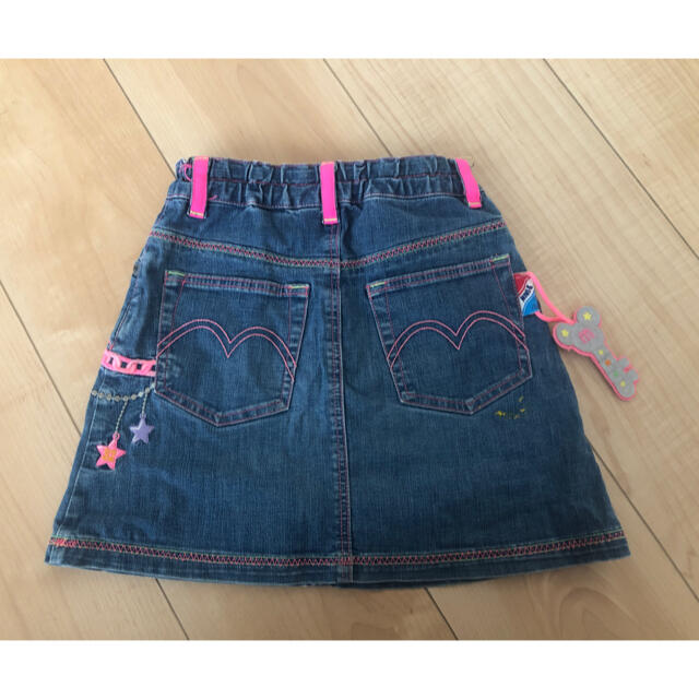 MINI-K(ミニケー)のMINI-K デニムスカート キッズ/ベビー/マタニティのキッズ服女の子用(90cm~)(スカート)の商品写真