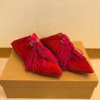 クリスチャンルブタン(Christian Louboutin)のルブタン/フラットシューズ(スリッポン/モカシン)