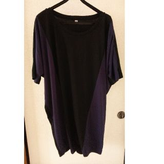 ユニクロ(UNIQLO)のユニクロ ワンピース黒 紺色(ひざ丈ワンピース)