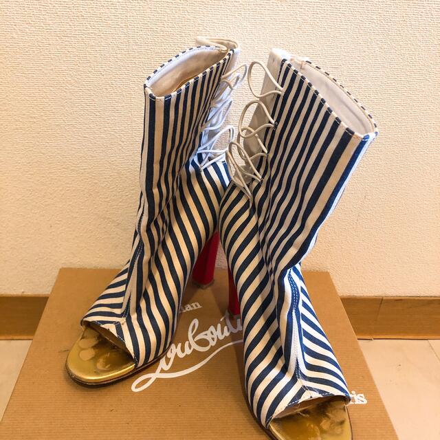 Christian Louboutin(クリスチャンルブタン)のルブタン/オープントゥブーツ レディースの靴/シューズ(ブーツ)の商品写真