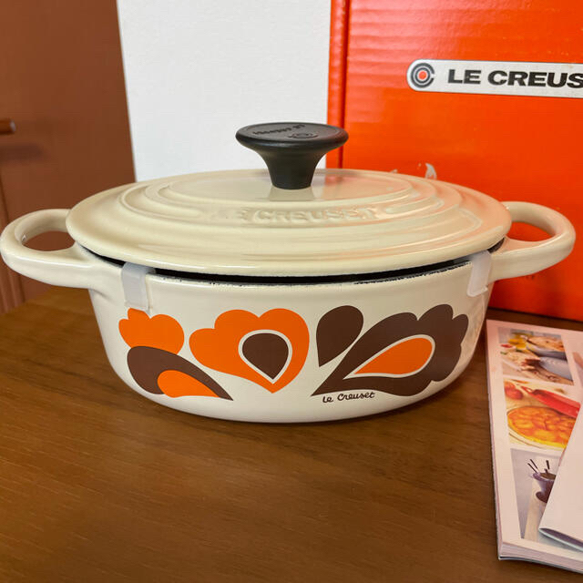 格安 ルクルーゼ - CREUSET LE オレンジ オーバル17cm ピーコック 鍋+