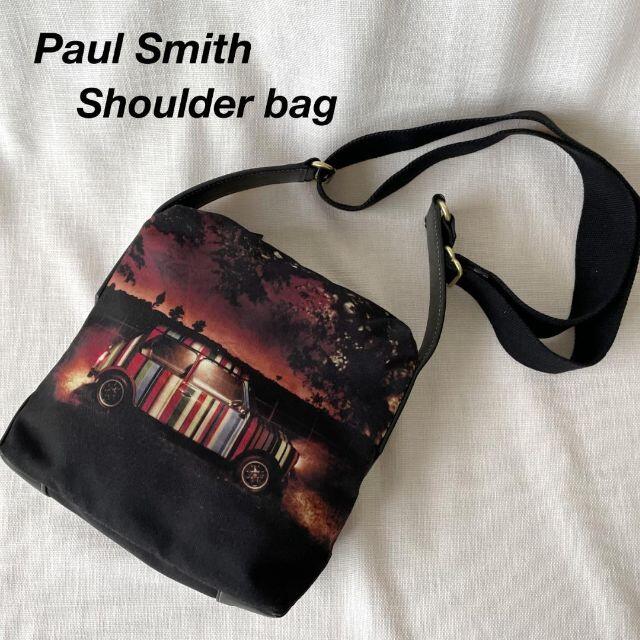 Paul Smith(ポールスミス)のポールスミス ショルダーバッグ ミニクーパー 夕焼け サコッシュ スクエア型 メンズのバッグ(ショルダーバッグ)の商品写真