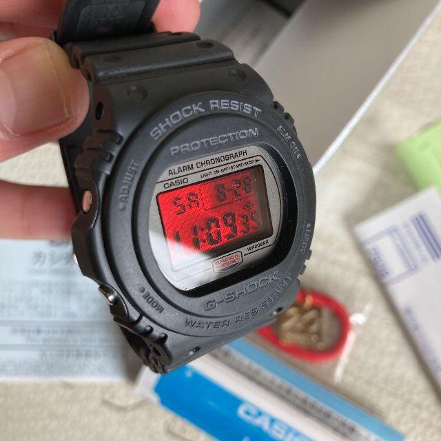 限定モデル CASIO G-SHOCK 腕時計 DW-5700-1JF 20周年-
