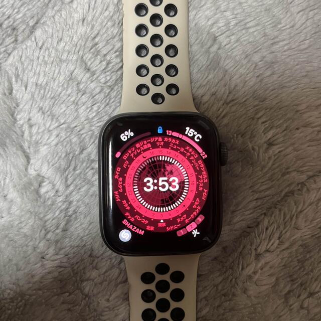 Apple Watch NIKE series4 44mm GPSスペースグレイ 新シーズンアイテム