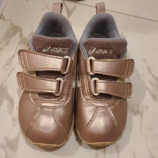 アシックス(asics)のASICS♥18cm　ピンクゴールド(スニーカー)