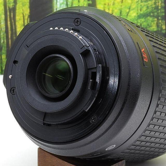 Shop NikoNiko(ショップニコニコ)のニコン望遠レンズ★AF-S DX 55-200mm 手振れ補正つき！2080-1 スマホ/家電/カメラのカメラ(レンズ(ズーム))の商品写真