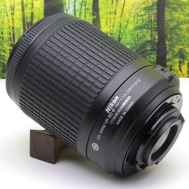 ニコン望遠レンズ☆AF-S DX 55-200mm 手振れ補正つき！2080-1