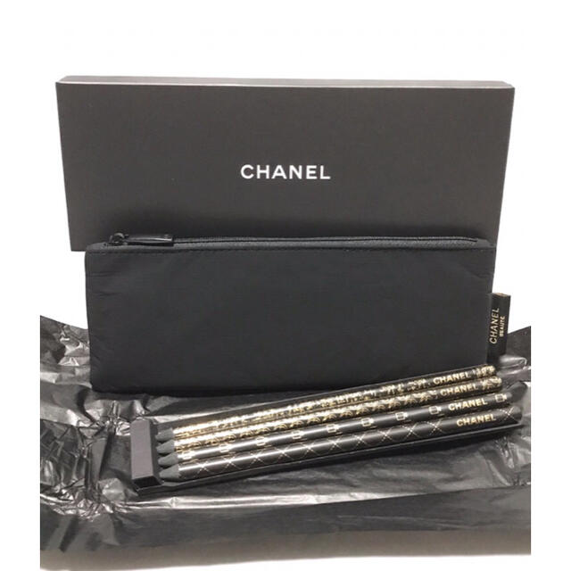 CHANEL シャネル ペンケース＆鉛筆4本セット