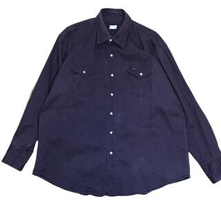 ラングラー(Wrangler)の【90s】ラングラー Wrangler ワークシャツ 紫 3L オーバーサイズ (シャツ)