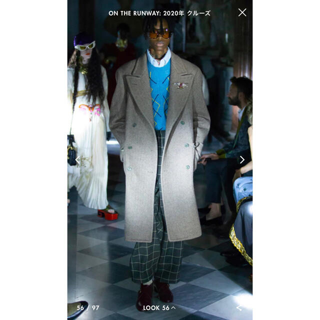 人気商品】 高級 GUCCI グッチ 17AW ウール シングルブレスト