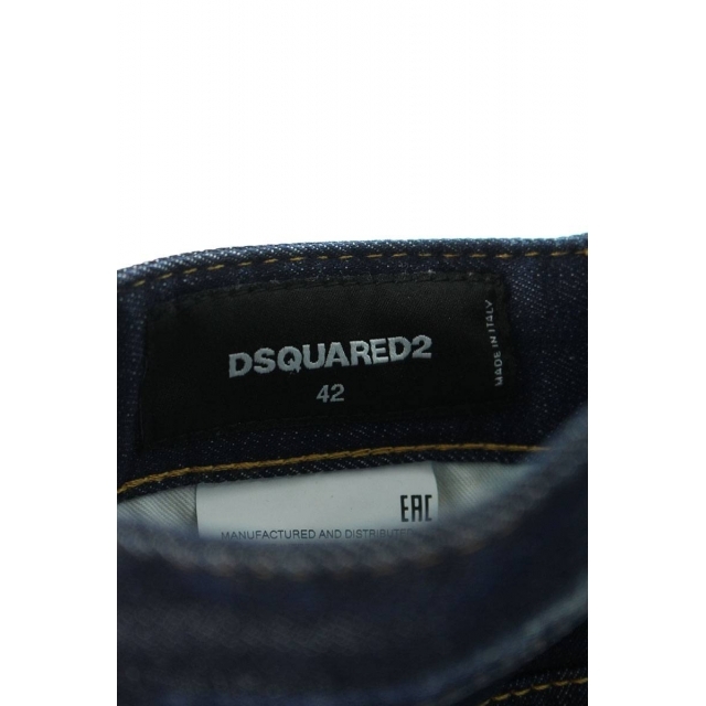 DSQUARED2(ディースクエアード)のディースクエアード ダメージリペア加工スキニーデニムパンツ 42 メンズのパンツ(デニム/ジーンズ)の商品写真