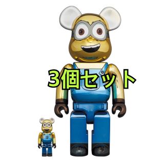 メディコムトイ(MEDICOM TOY)のBE@RBRICK DAVE CHROME Ver. 100％ & 400％ (その他)