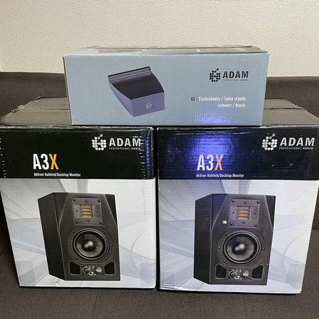 ADAM AUDIO A3X ＋ スピーカースタンド 楽器のレコーディング/PA機器(スピーカー)の商品写真