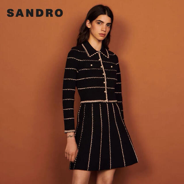 ❤️Sandro2021新作　新品　黒カーディガン　2 色　綺麗上品