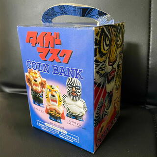 88【絶版】JUMBO BANK タイガーマスク 貯金箱