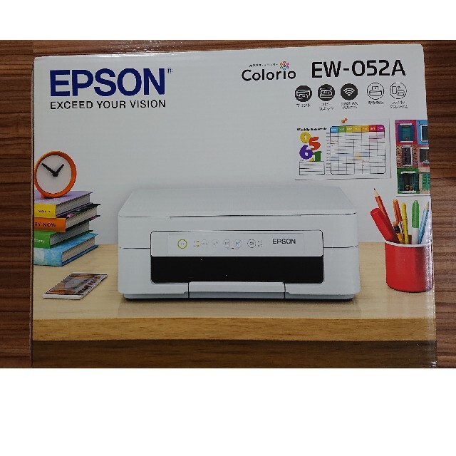 【動作確認済】EPSON カラープリンター Colorio EW-052A