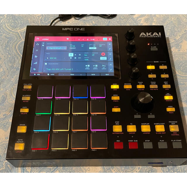 AKAI MPC ONE 破損ジャンク扱い、問題点あり説明必読 送料無料