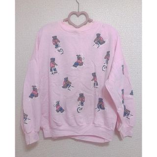 ♡パジャマくまちゃんスウェット USAレトロファンシー spank♡