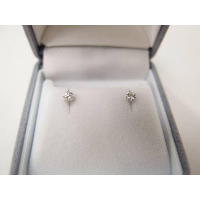 新品 Pt900 D0.09/0.09ct ダイヤピアス 有名なブランド www