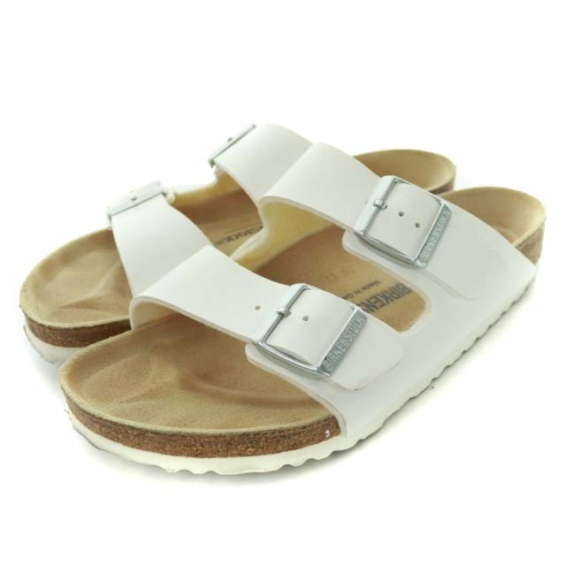 BIRKENSTOCK(ビルケンシュトック)のビルケンシュトック アリゾナ サンダル ベルト レザー 26cm 白 メンズの靴/シューズ(サンダル)の商品写真