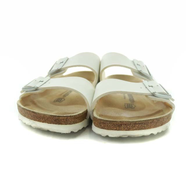 BIRKENSTOCK(ビルケンシュトック)のビルケンシュトック アリゾナ サンダル ベルト レザー 26cm 白 メンズの靴/シューズ(サンダル)の商品写真