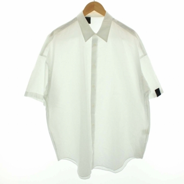 N.HOOLYWOOD(エヌハリウッド)のミスターハリウッド コンパイルライン ハーフスリーブビッグシャツ 半袖 38 白 メンズのトップス(シャツ)の商品写真