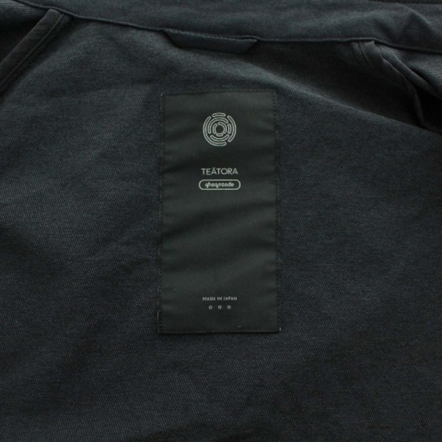 テアトラ カートリッジシャツゴーストコード シャドー 長袖 3 M 黒 ブラック
