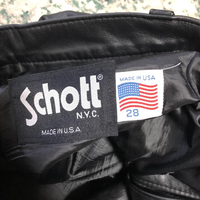 schott(ショット)のschott レザーパンツ メンズのパンツ(その他)の商品写真