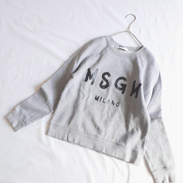 MSGM エムエスジイエム トレーナー スウェット S グレー