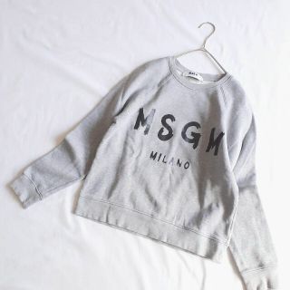 エムエスジイエム(MSGM)のMSGM エムエスジイエム トレーナー スウェット S グレー(トレーナー/スウェット)