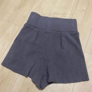 スナイデル(SNIDEL)のsnidel リブニットショートパンツ(ショートパンツ)