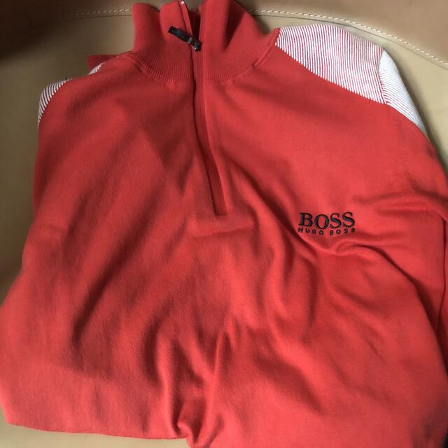 HUGO BOSS(ヒューゴボス)の【美品】HUGO BOSS ハーフジップニット スポーツ/アウトドアのゴルフ(ウエア)の商品写真