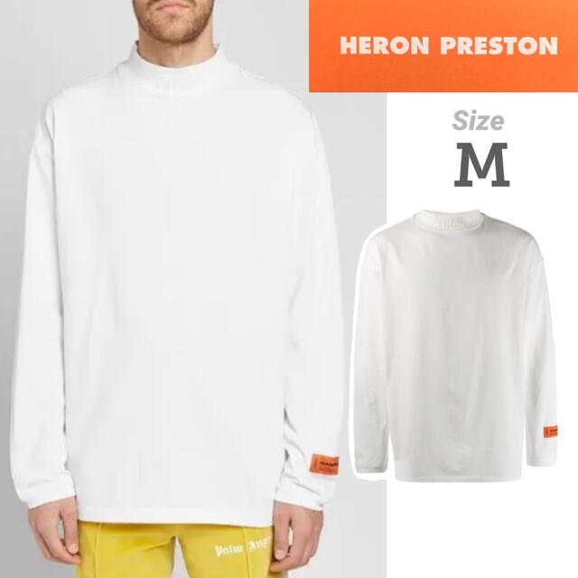 M素材新品 定価3.5万円 HERON PRESTON モックネック カットソー