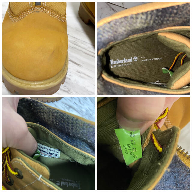 Timberland(ティンバーランド)の超希少 00s timberland × wool rich ブーツ メンズの靴/シューズ(ブーツ)の商品写真