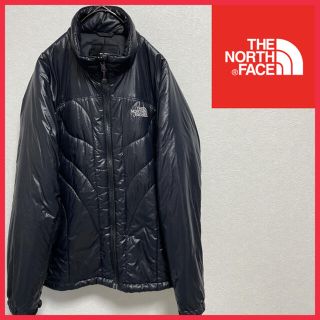 ザノースフェイス(THE NORTH FACE)の【軽量】ノースフェイス ダウンジャケット 黒 レディースL(ダウンジャケット)