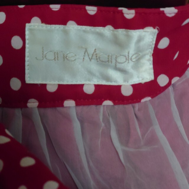 Jane Marple 赤ドットミニスカート M 4