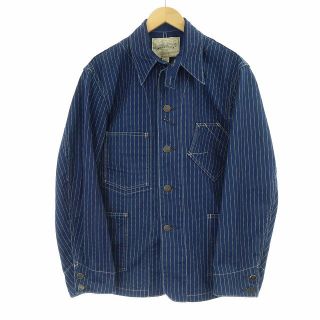 RRL ダブルアールエル ウォバッシュ ワバッシュ カバーオール ストライプ-