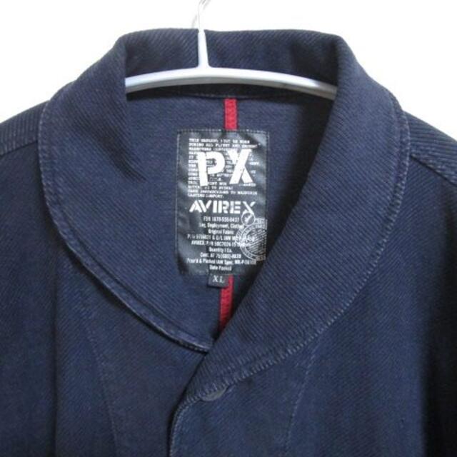 AVIREX(アヴィレックス)のアヴィレックス/PX　US　NAVY　ショールカラーカバーオール☆ストレッチ メンズのジャケット/アウター(カバーオール)の商品写真