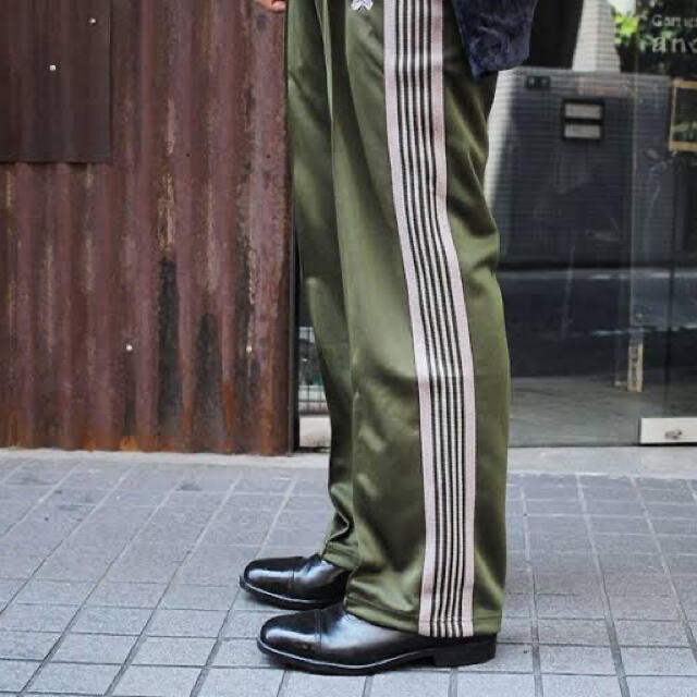 低価超歓迎】 新品未使用 needles トラックパンツ ストレート ホワイト